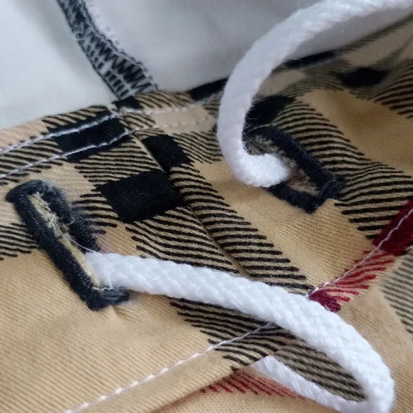 Limited Edition Reworked Vintage 'Burberry' Boom Box Benny Unisex Shorts - Picture 10 of 12